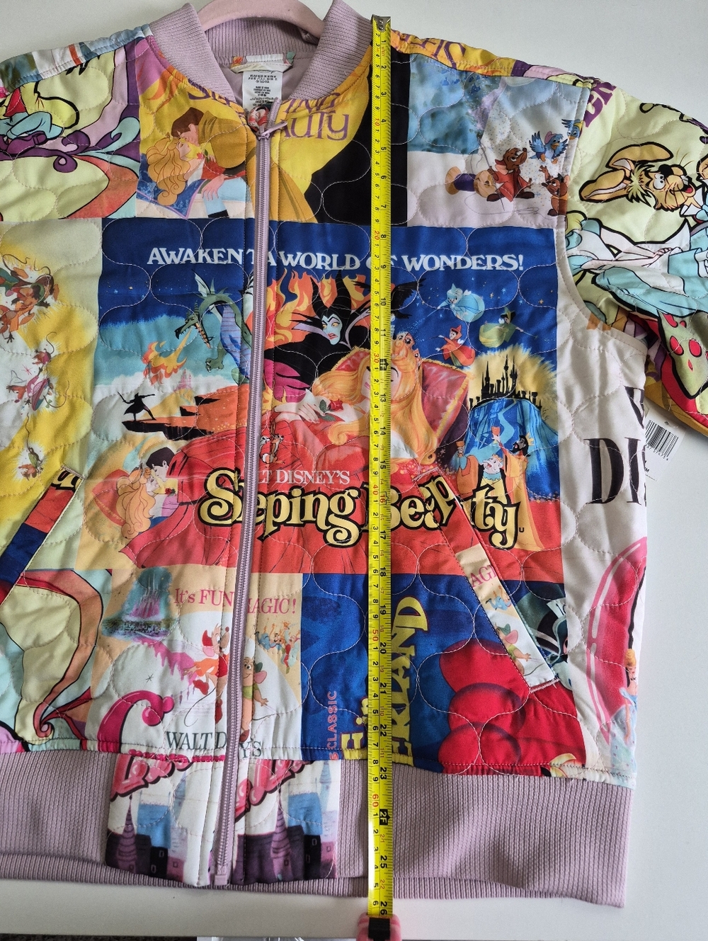 Disney Parks Disney Princess Quilt Bomber Jacket NWT Sz M - Picture 9 of 9